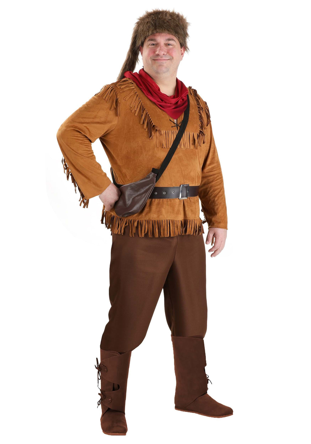Plus Size Davy Crockett Costume for Men