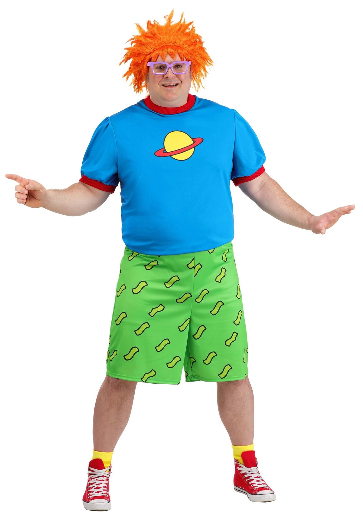 Plus Size Nickelodeon Rugrats Chuckie Costume for Men