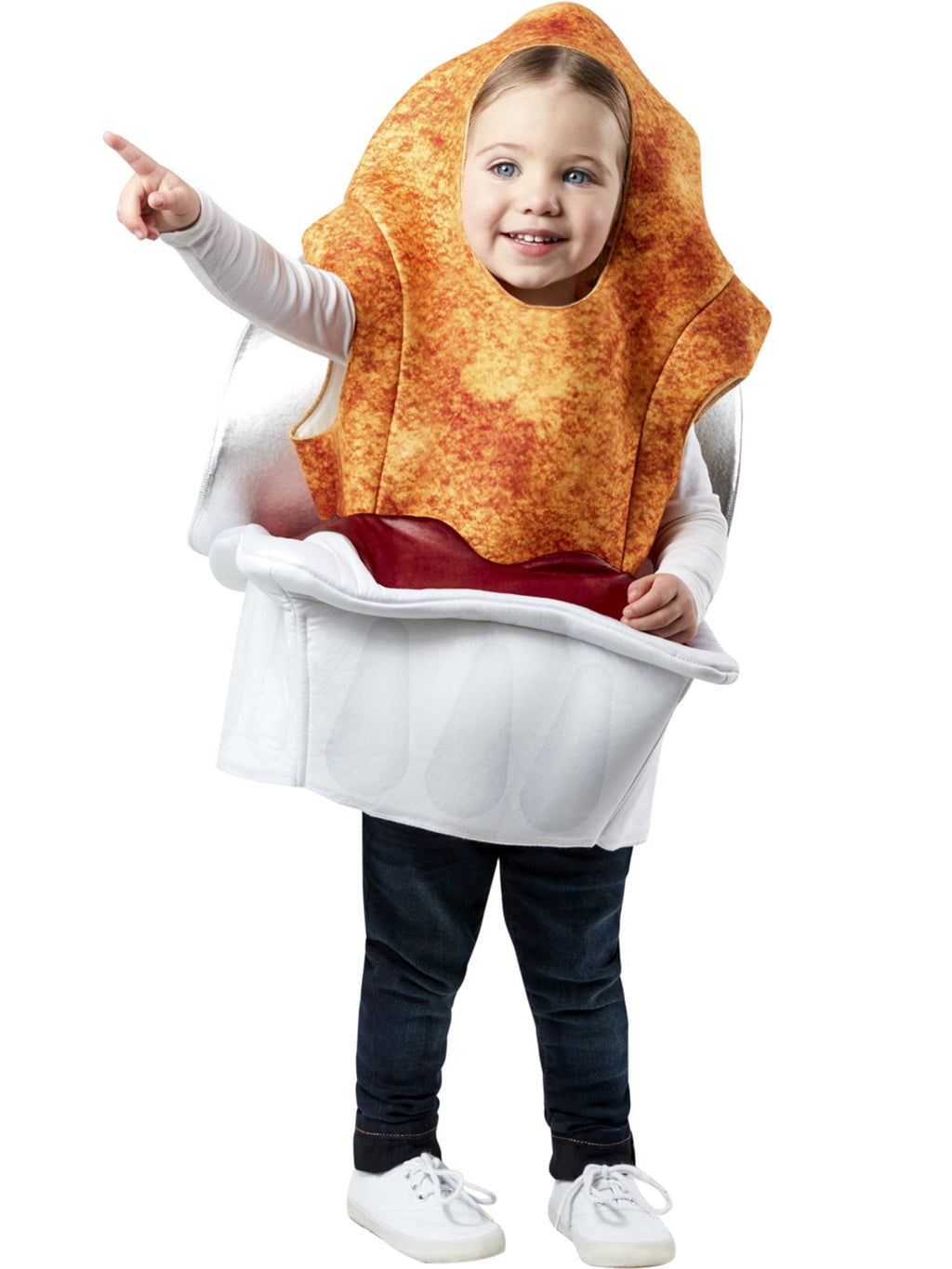 RUBIES II Little Nuggets Dip' N Sauce Costume for Toddlers with Removable Lid, Boys 2T