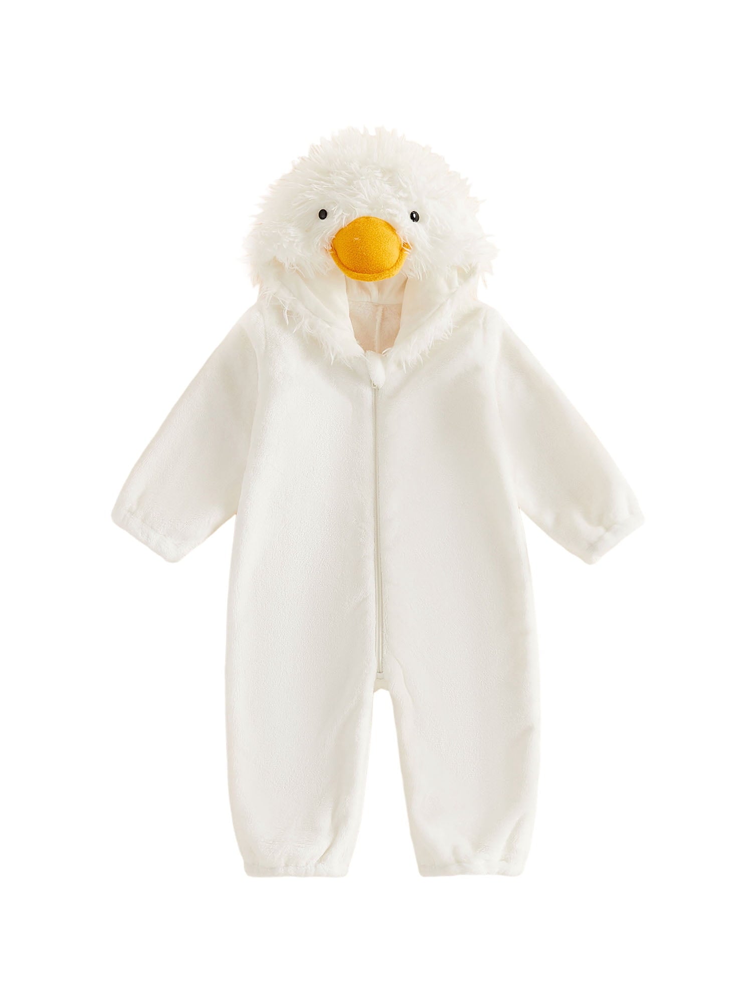 RUINIXCW Toddler Baby Girl Boy Halloween Chick Costume Cosplay Outfit Infant Fall Winter Clothes Snowsuit Fleece Jumpsuit Long Sleeve Hooded Romper