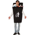 Rasta Imposta Trash Can Men's Halloween Fancy-Dress Costume for Adult, One Size