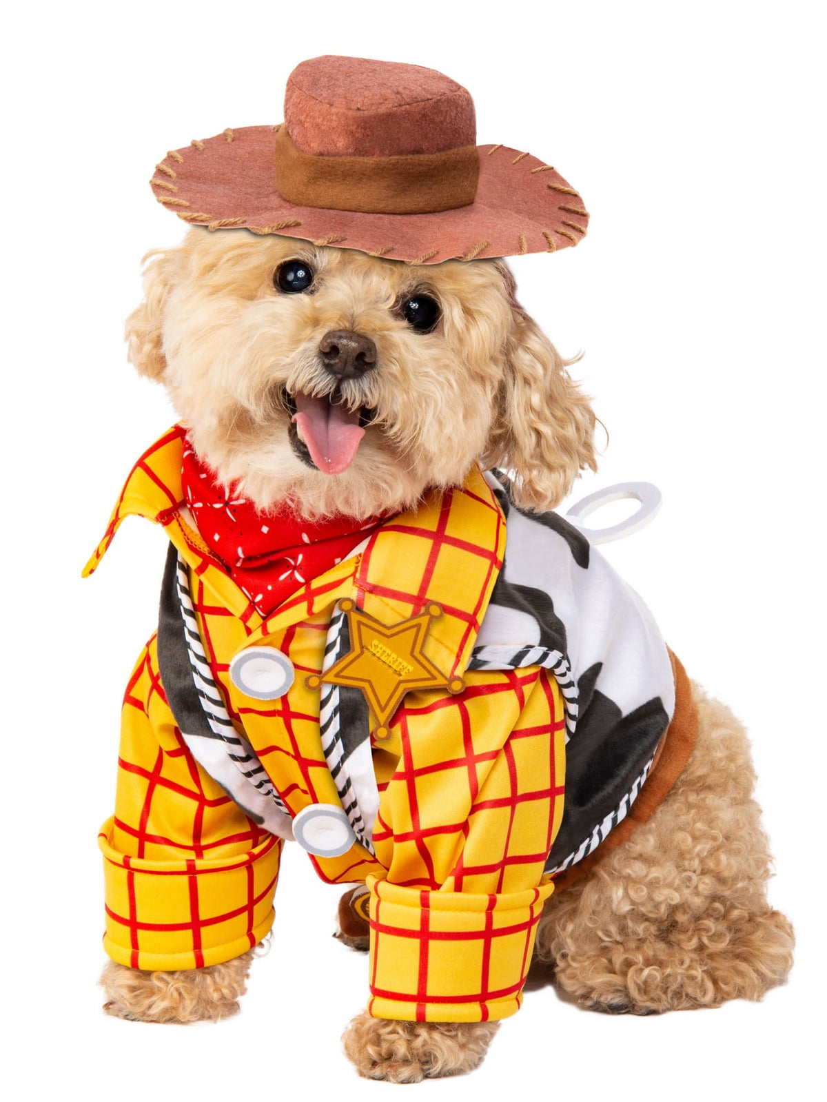 Disney Toy Story Woody Pet Costume for Dogs or Cats by Rubies, Large
