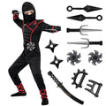 Joyfy Kids Ninja Costume for Boys Halloween Fancy Dress Costume for Kids Age 3 & up