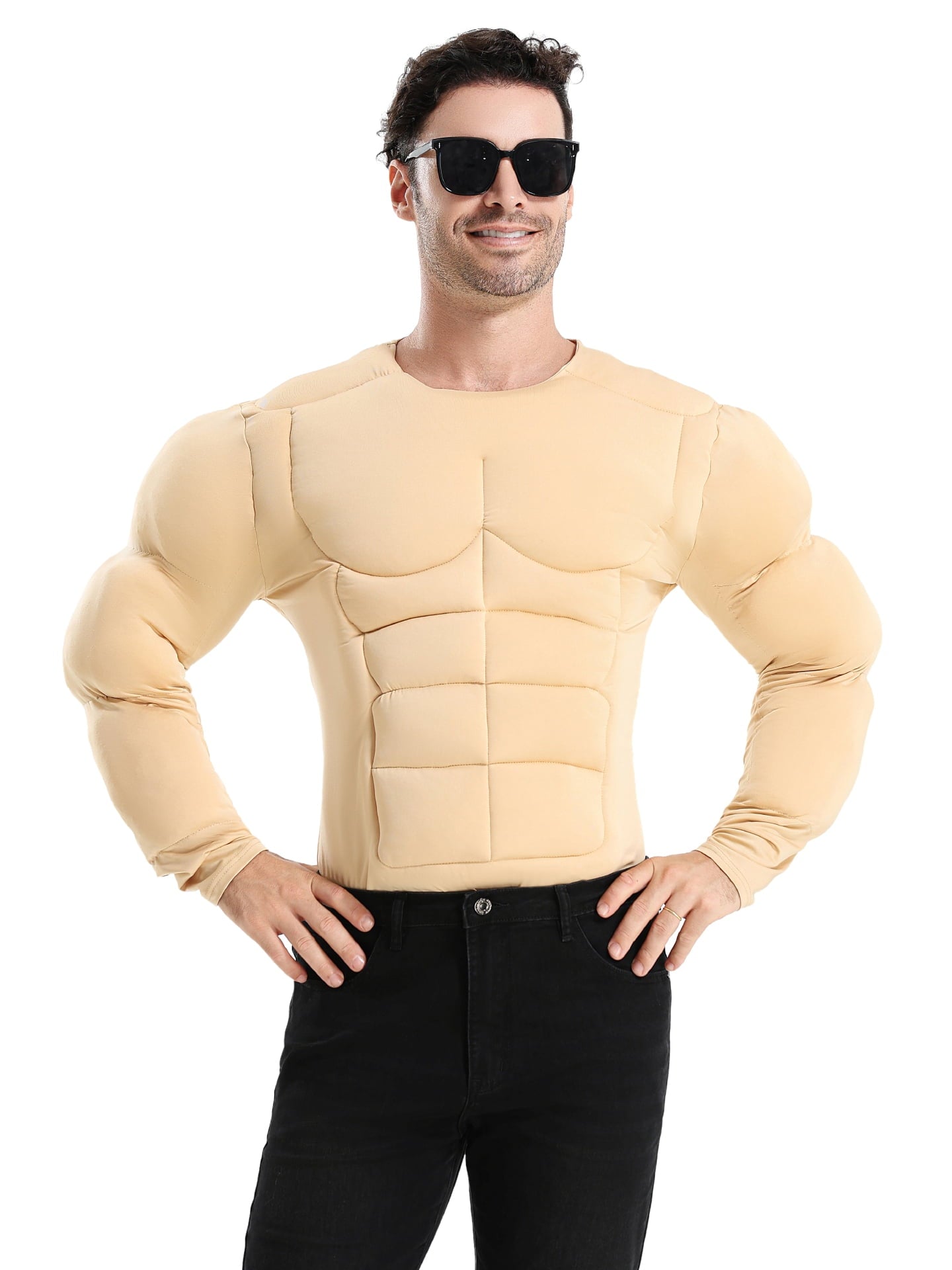 Seasons Men's Muscle Suit Halloween Costume, Adult Size, Funny Dress Up
