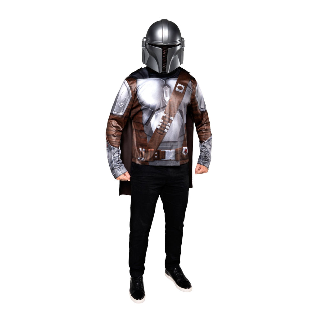 Star War's The Mandalorian 3pc Halloween Costume for Children, Boy's Size S/M (28/34), by Jazwares