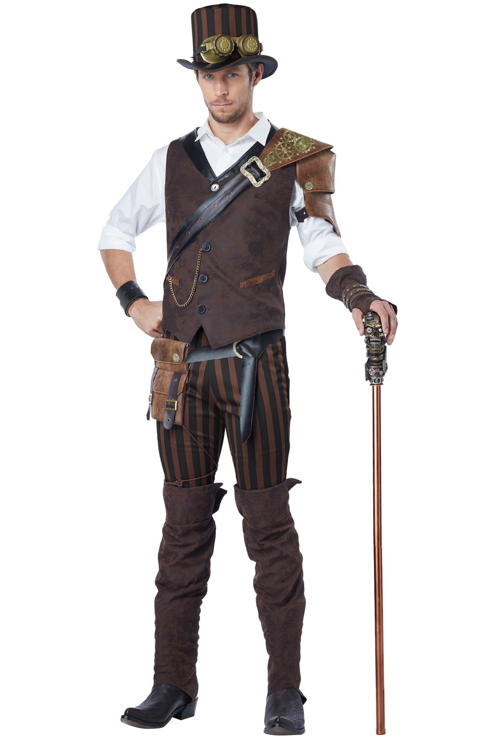 California Costume Collections Steampunk Adventurer Men's Fancy-Dress Costume for Adult, S
