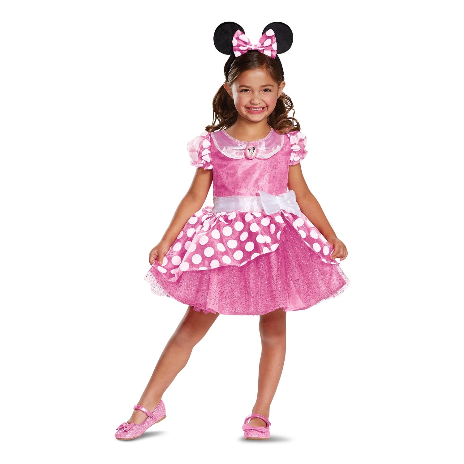 Disney Minnie Mouse Halloween Costume for Children, Toddlers Size 3T-4T, by Disguise