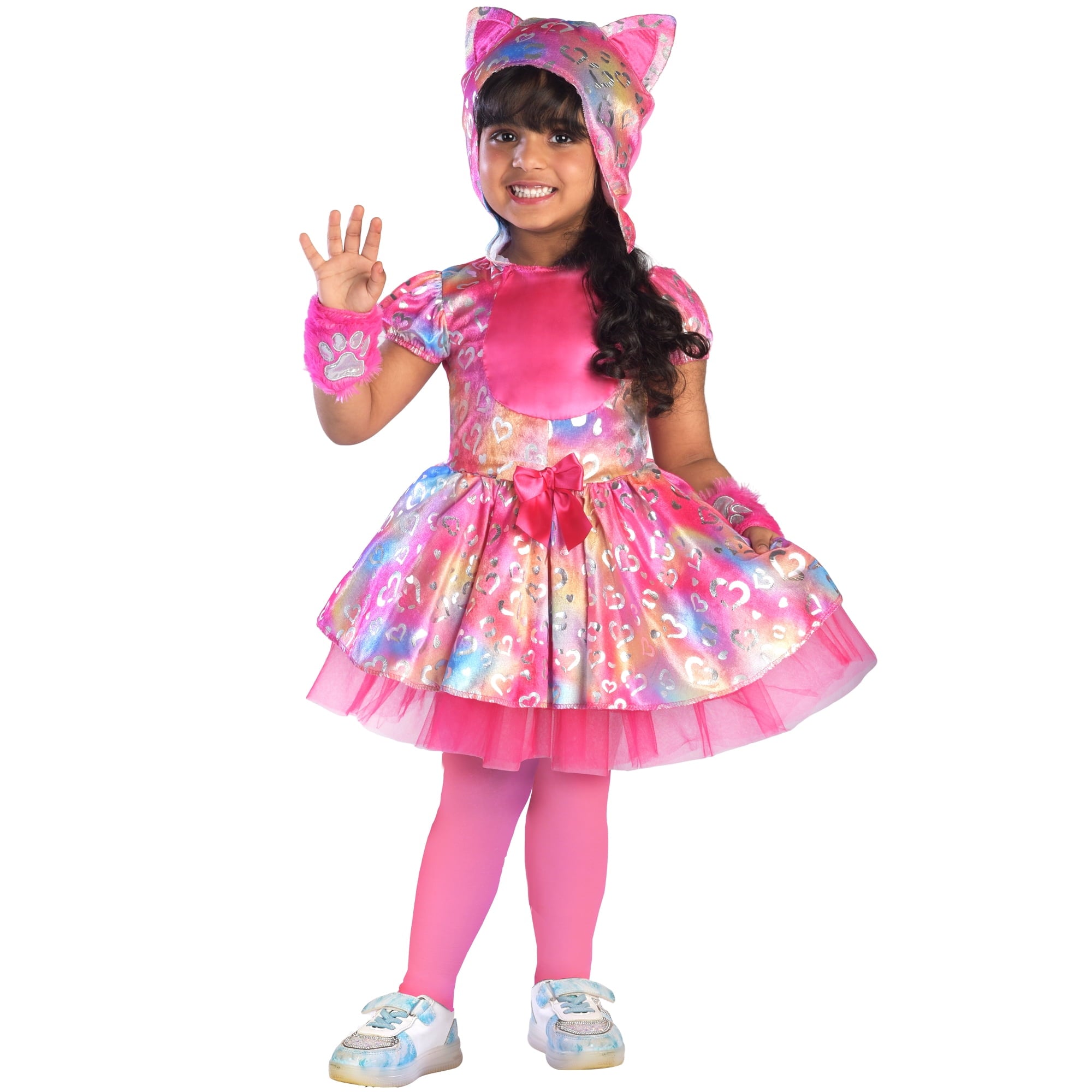 Rainbow Kitty Halloween Costume for Toddler, Size 2T, by Way to Celebrate