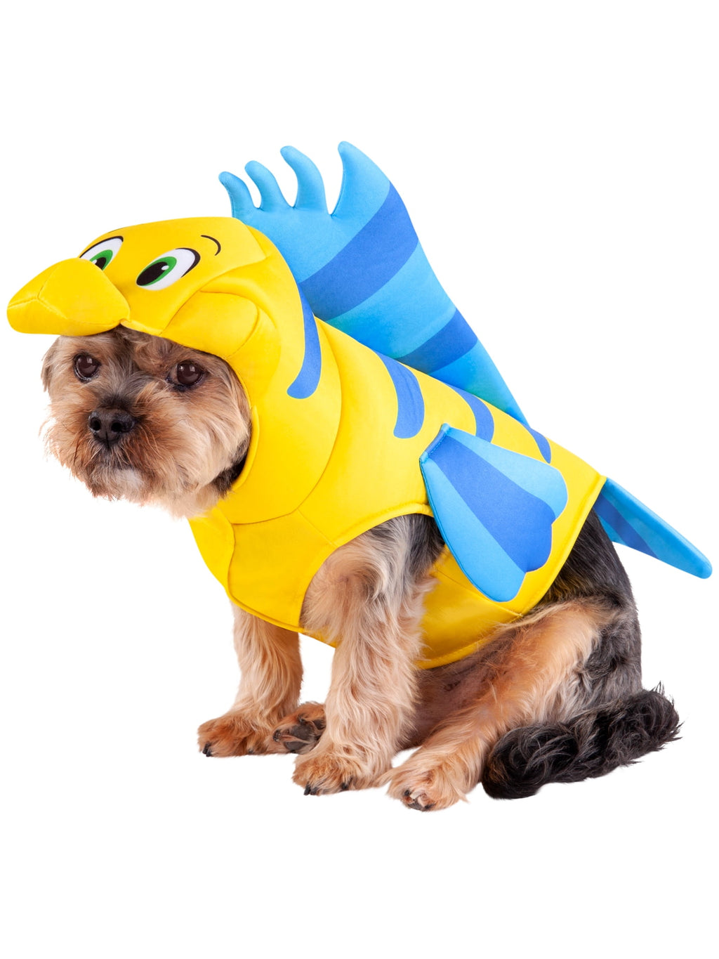 Disney The Little Mermaid Flounder Pet Costume for Dogs or Cats by Rubies, Large