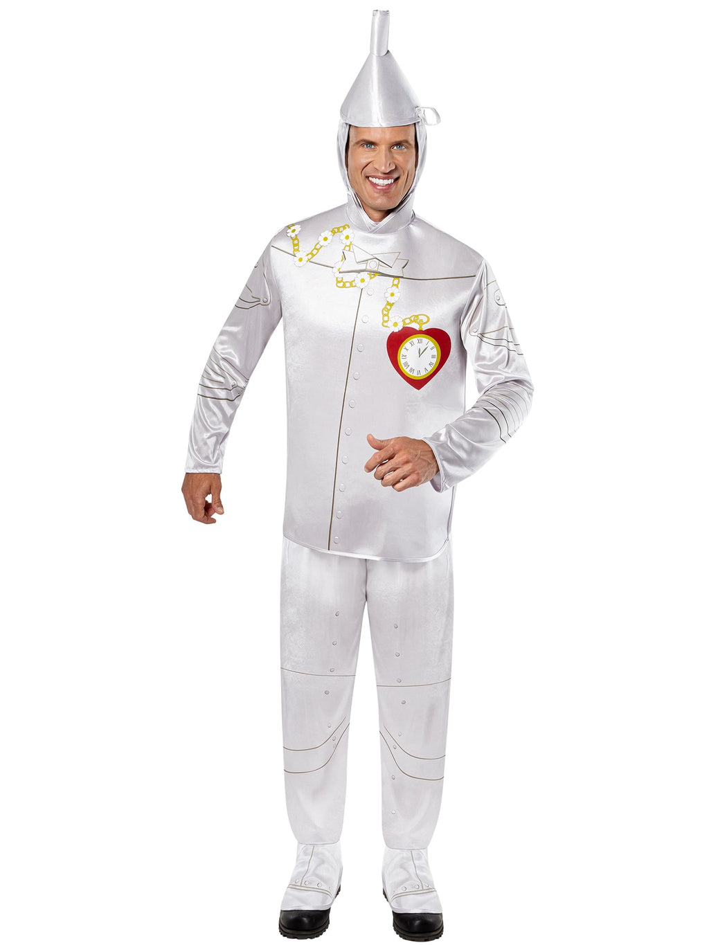The Wizard of Oz Tinman Men's Halloween Fancy-Dress Costume for Adult, 44