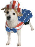 Uncle Sam Dog Costume Medium