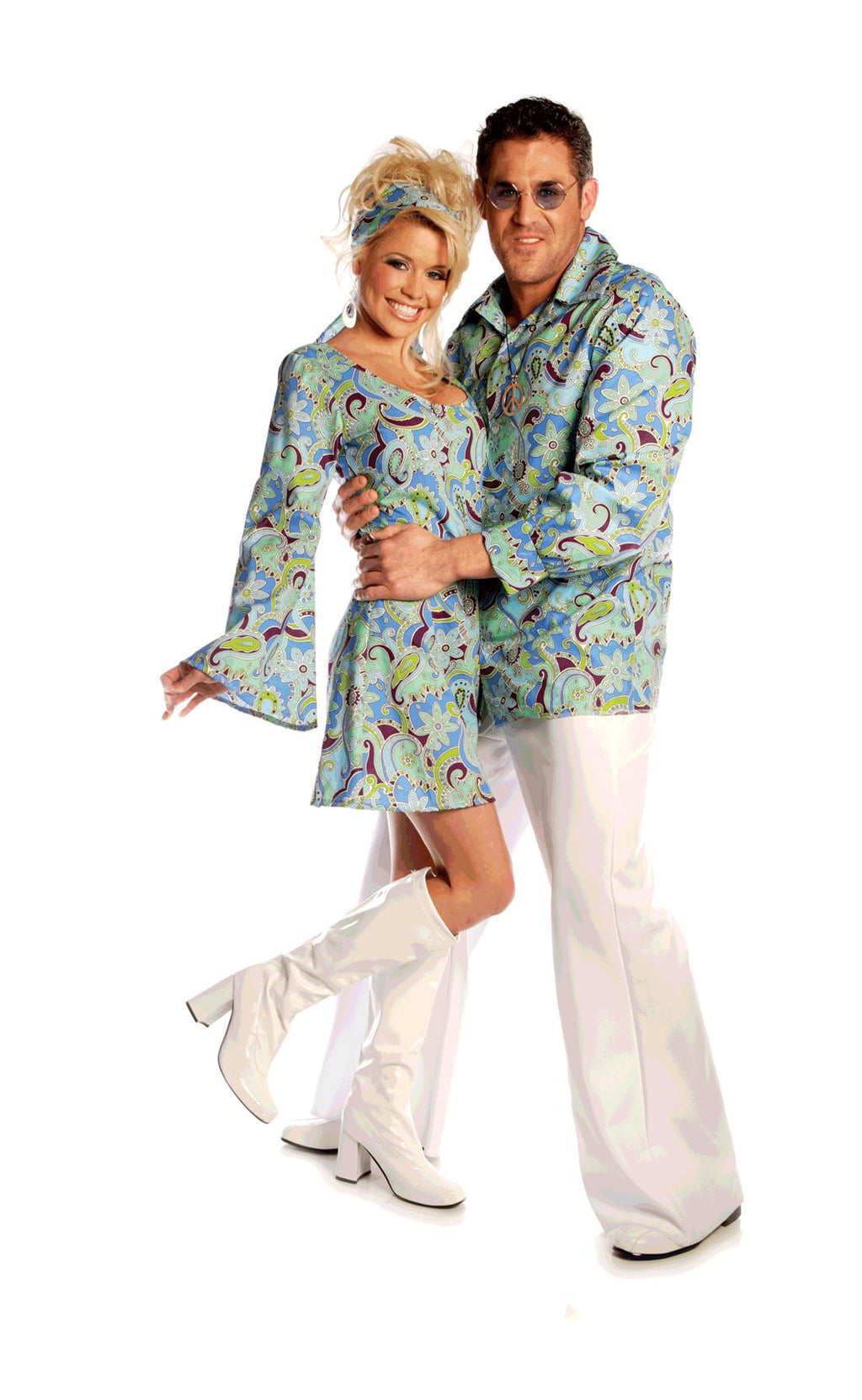 Underwraps Disco Shirt Men Fancy-Dress Costume for Adult, Men XL