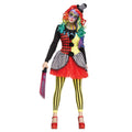 Freakshow Clown Halloween Costume for Adults, Women's Size L (12/14), by Way to Celebrate