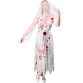 Ghost Bride Halloween Costume for Adults, Women's Size M (8/10), by Way to Celebrate
