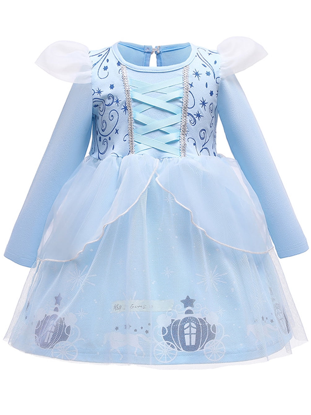 WIBACKER 1-6Y Toddler Girls Princess Costumes Dresses Fancy Dress Up Clothes for Halloween Party Cosplay, Christmas Gift