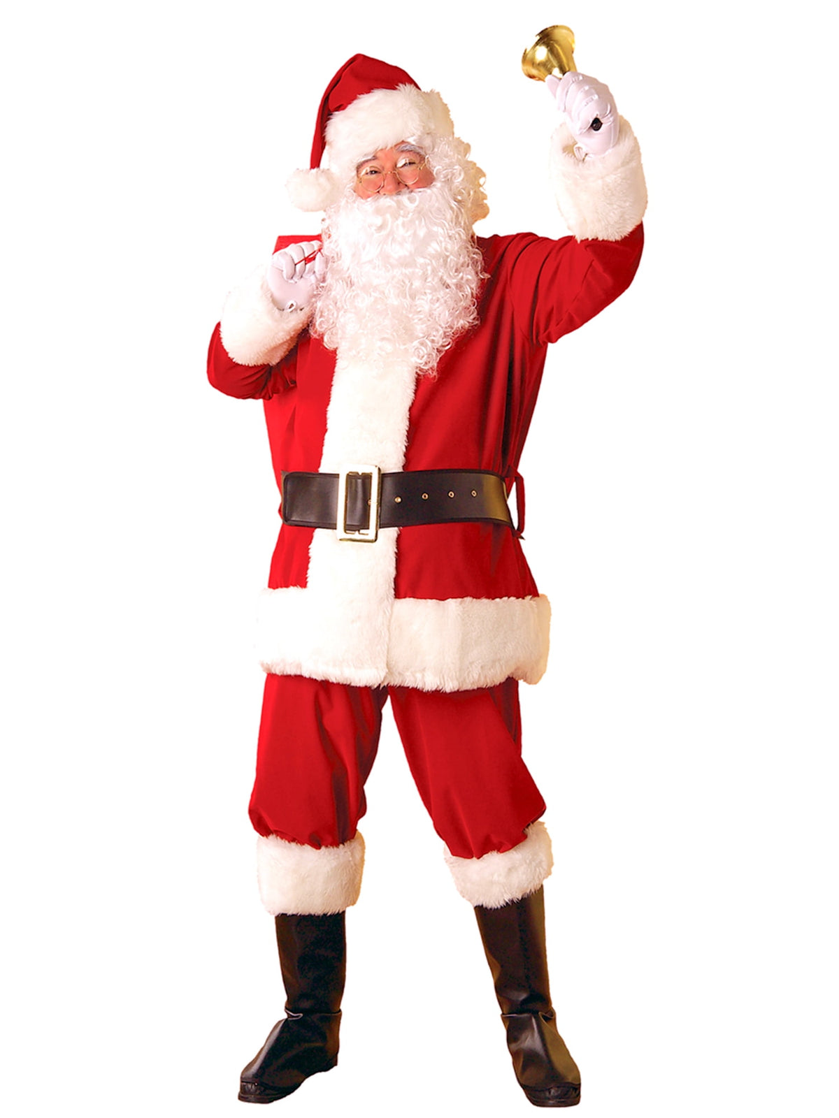 Rubies Santa Claus Regal Plush Costume for Adults, Men's XL
