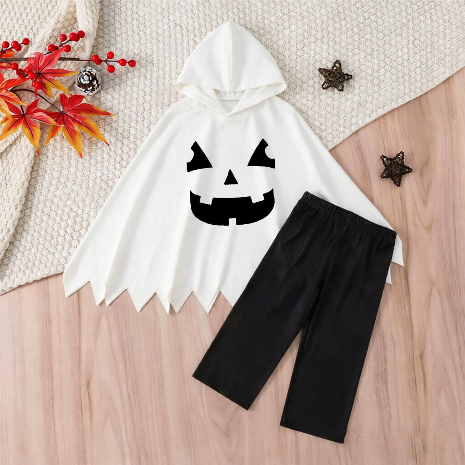LIIPEE Halloween Party Outfit Sets For Boys Kids Comfortable Cute Casual Outfits 2 Piece Set,2-3 Years
