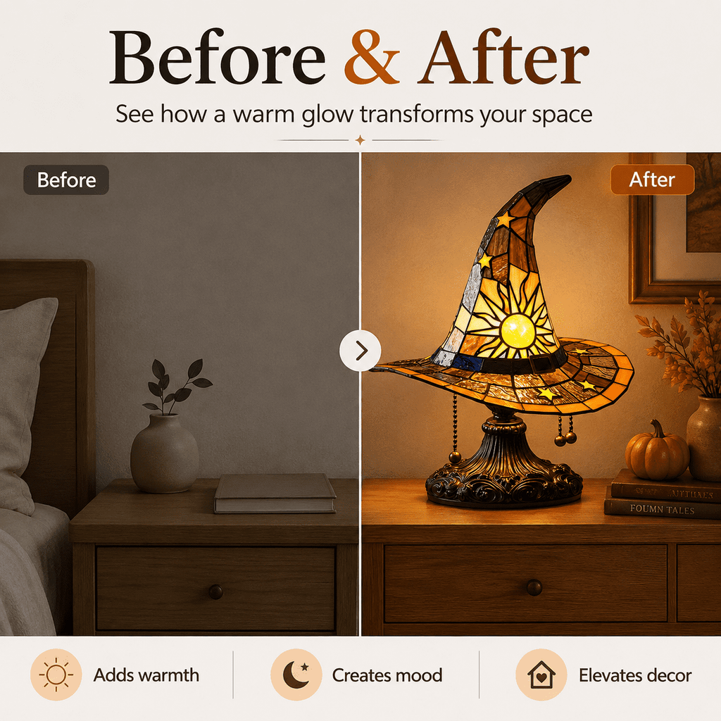 Diceymbol Halloween Decorations and Fall Decor, Halloween Venue Decoration Ghost Props LED Illuminated Ghost Decorations for Tabletop, Mantel, Shelf Indoor Outdoor 9.05 inch