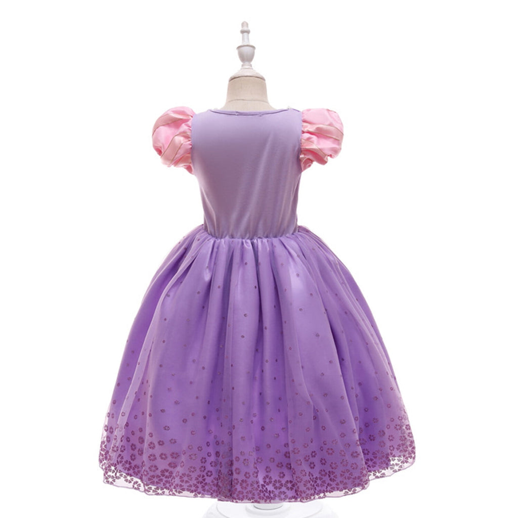 HAWEE Princess Dress up Birthday Party Fairy Yellow Costume for Toddler Girls
