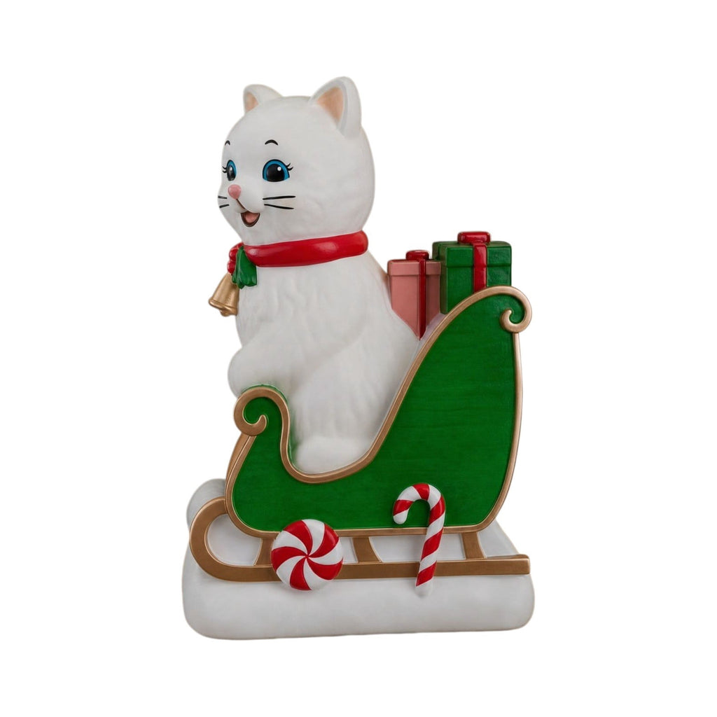 Clearance! Christmas Golden Retriever Statue with LED Lights, Cute Dog Holding Puppy Figurine, Christmas Decoration Indoor Outdoor, Gift for Kiddo Adults