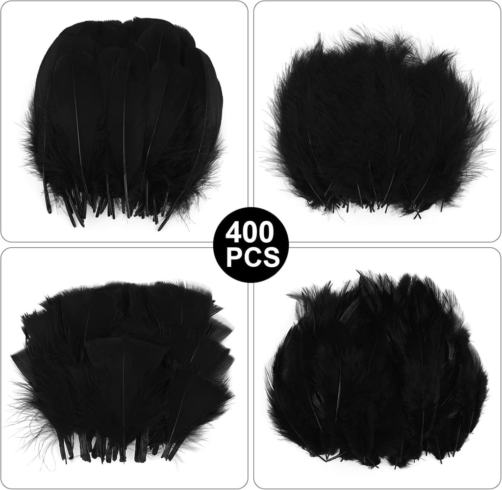 600PCS Red Feathers, 3-4.7 inch Feathers Bulk for DIY Crafts Wedding Halloween Costume Party Decorations Dream Catcher Supplies