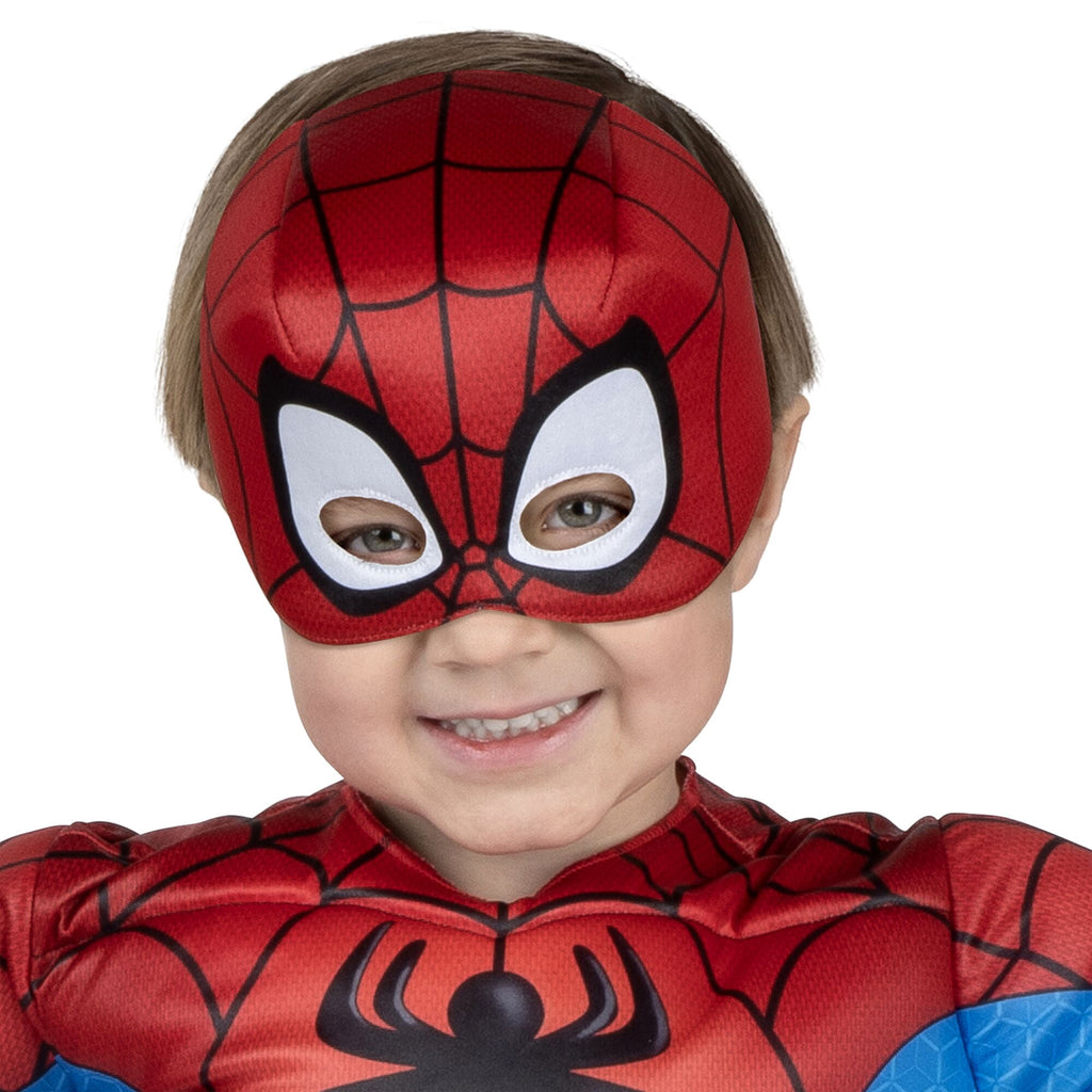 Marvel's Spiderman Halloween Costume for Toddler, Size 3-4T, by Jazwares