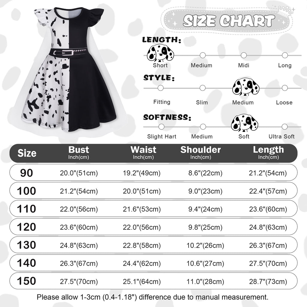 Benylion Girls Ice Princess Dress Halloween Cosplay Costumes With Tulle Cape Kids Birthday Party Dress up Outfit for 7-8 Years