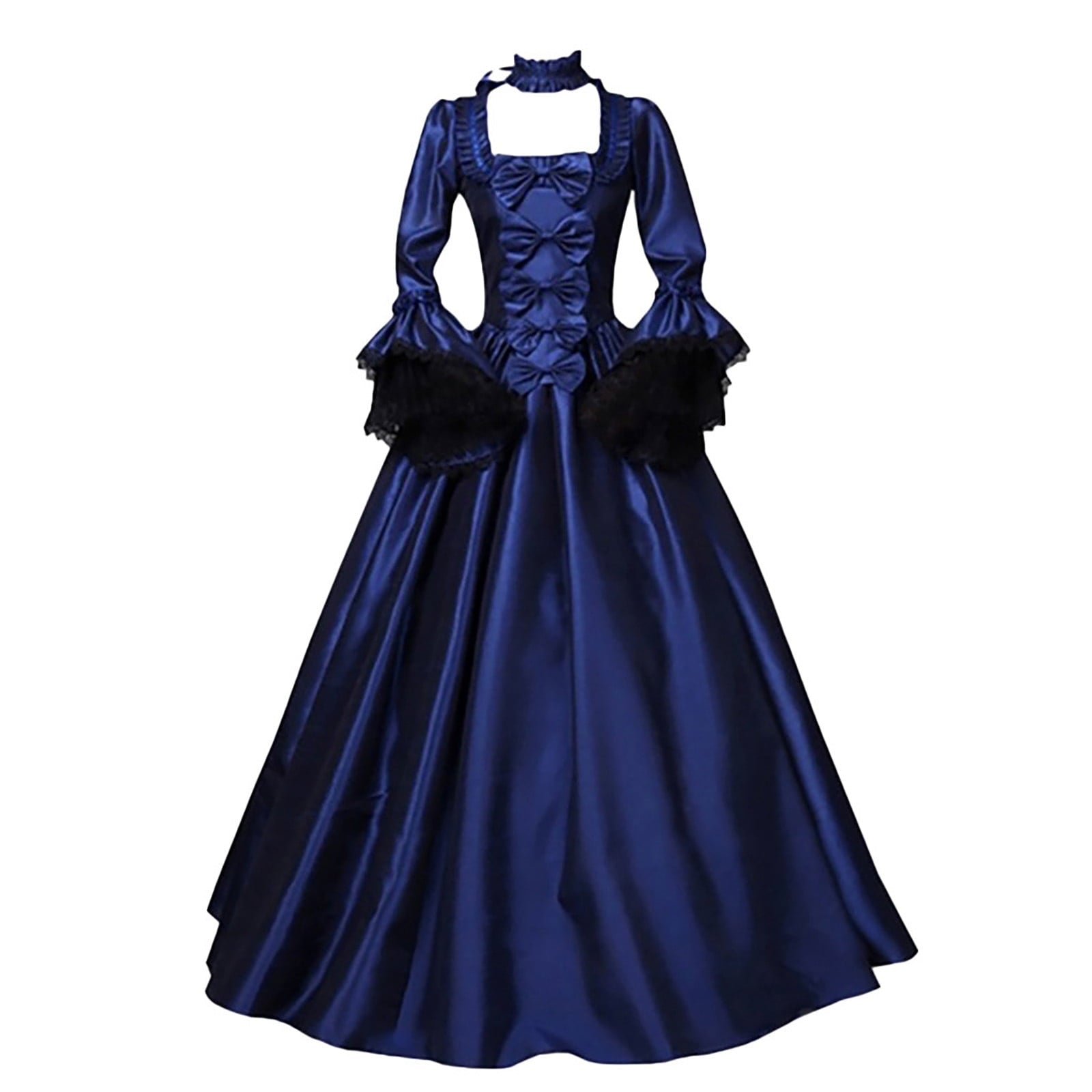 Hvyesh Women's Victorian Dress 1800s Rococo Ball Gown Inspiration Maiden Costume Masquerade Theme Dresses Halloween Cosplay