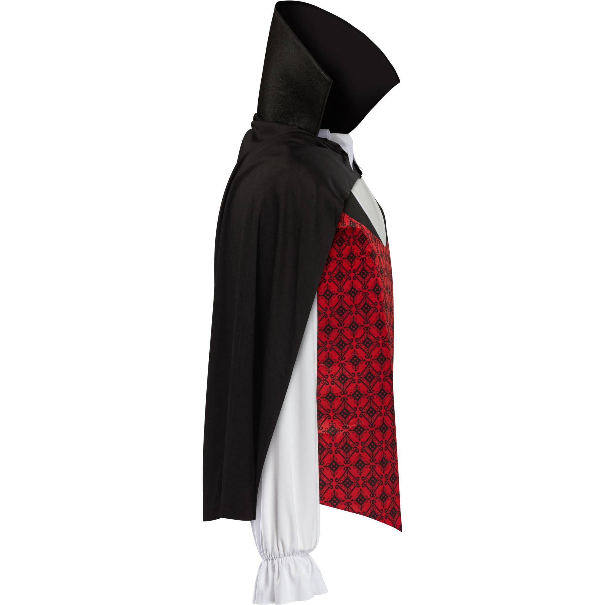 Vampire Halloween Costume for Adults, Men's Size XL (40/42), by Way to Celebrate