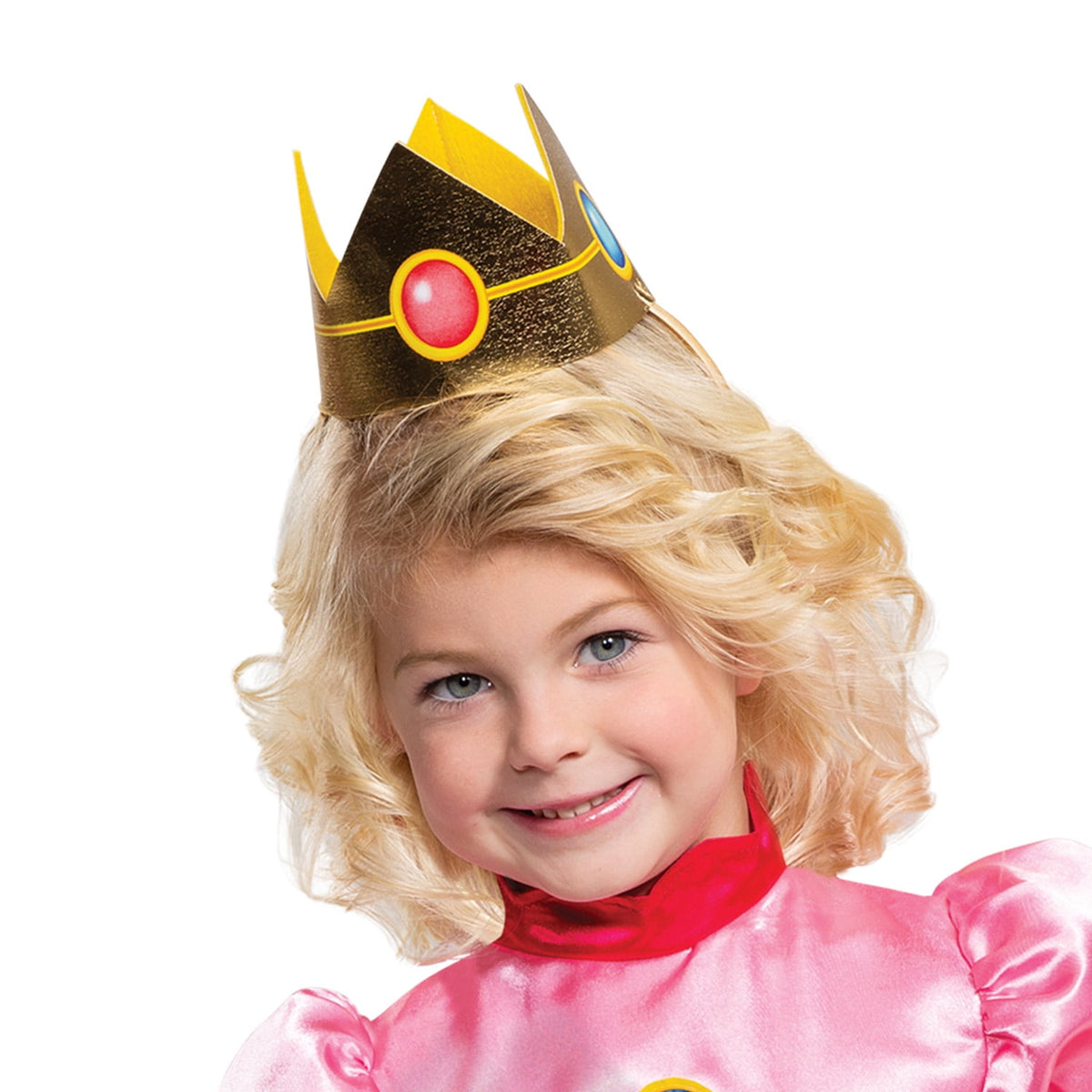 Nintendo Super Mario Bros. Princess Peach Halloween Costume for Children, Toddlers Size 3T-4T, by Disguise