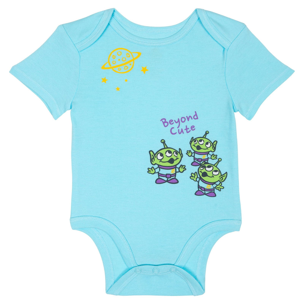 Disney Winnie the Pooh Baby Boy or Girl 2-Piece Cosplay Bodysuit and Hat Set Light Blue Eeyore