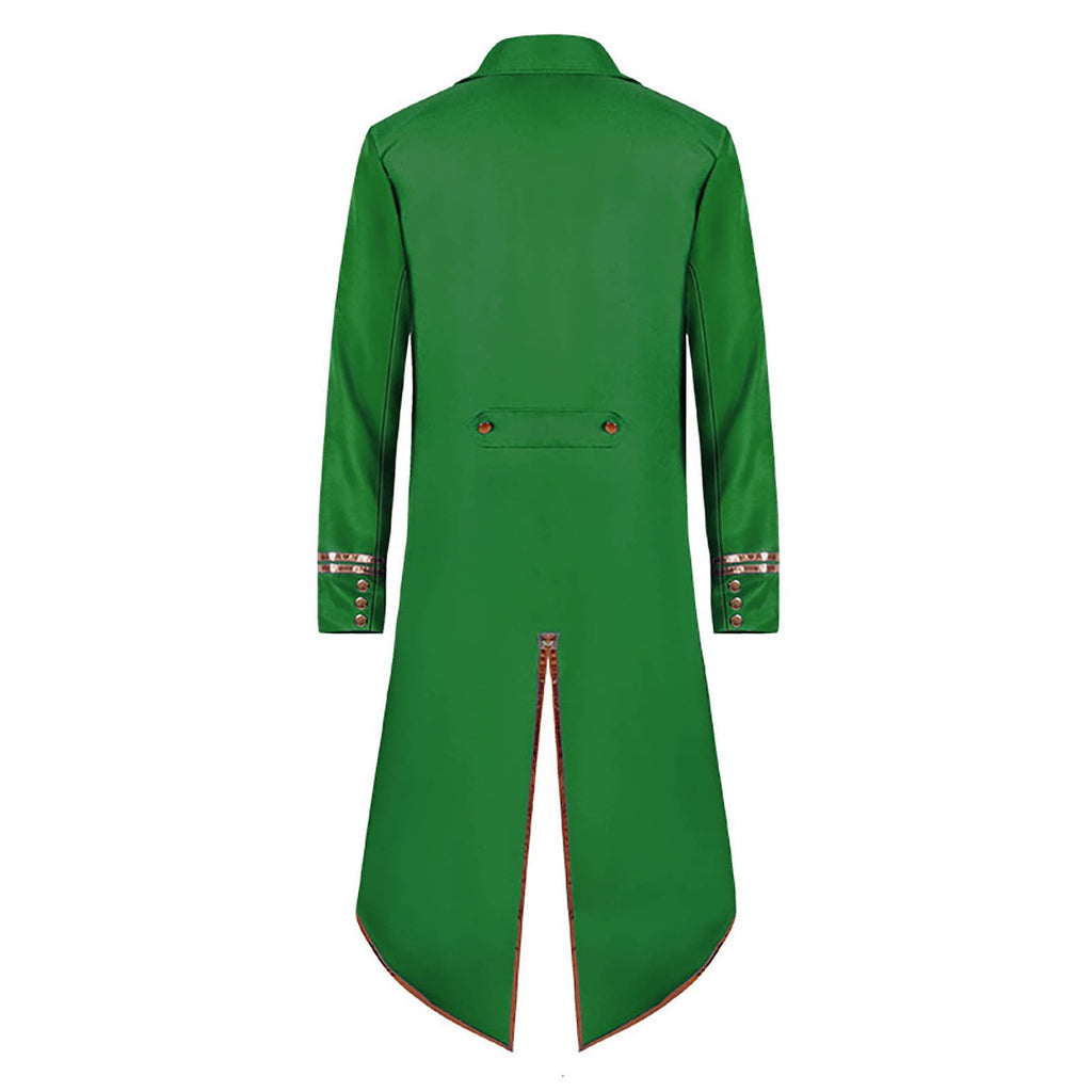 Men Clearance LYXSSBYX Mens Jackets Fall Fashion Halloween Men's Costume Men's Mid Length Retro Tuxedo Costume