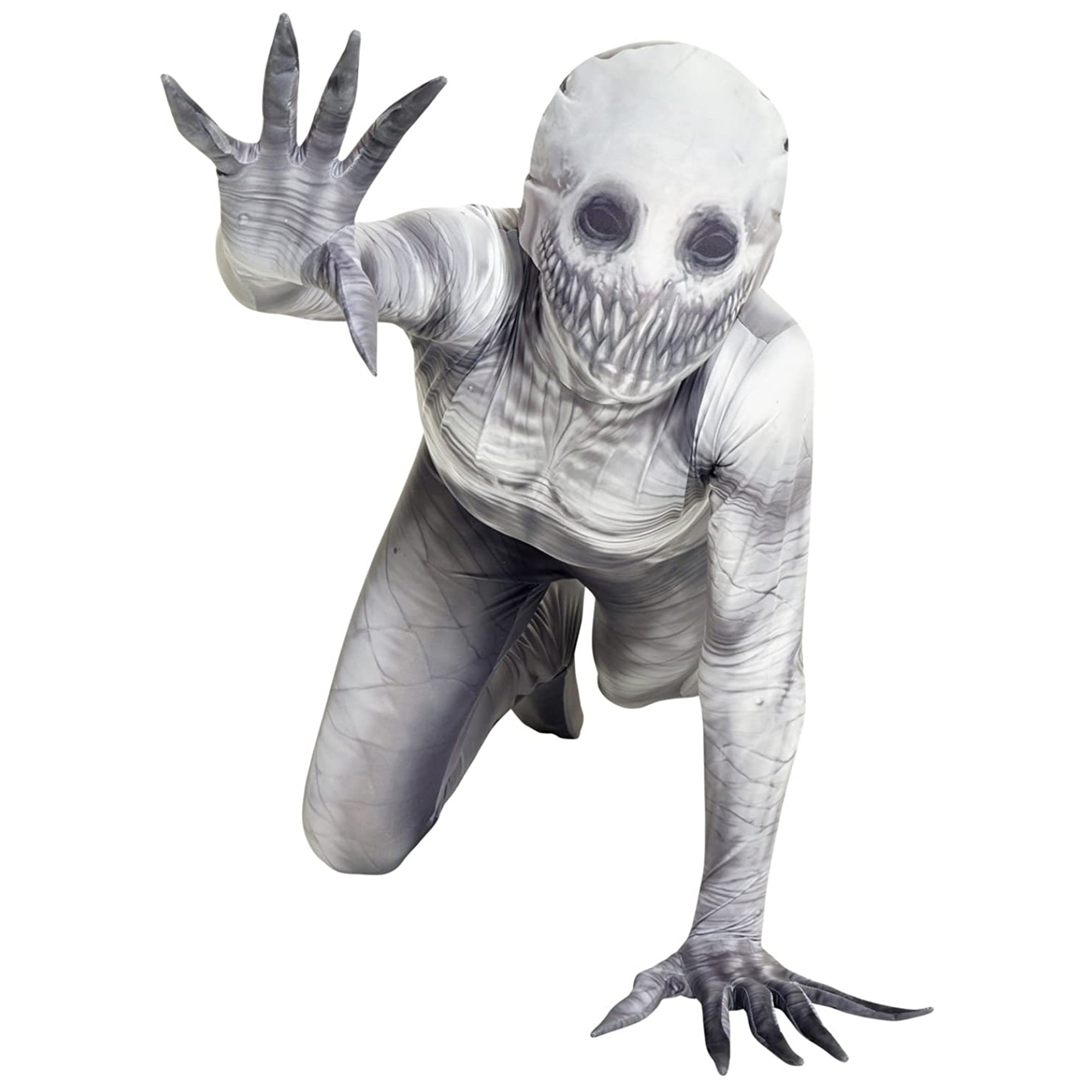 Morphsuits Kids the Rake Morphsuit Boys Girls Creepepasta Halloween Costume Halloween Gray M