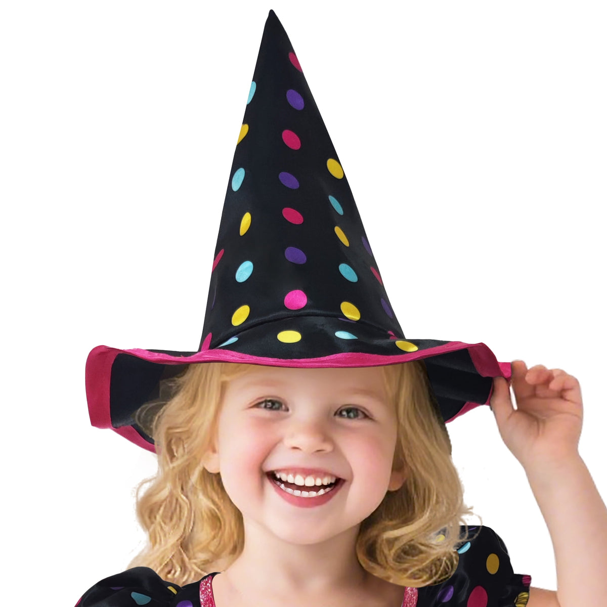 Polka Dot Witch Halloween Costume for Toddler, Size 3T-4T, by Way to Celebrate
