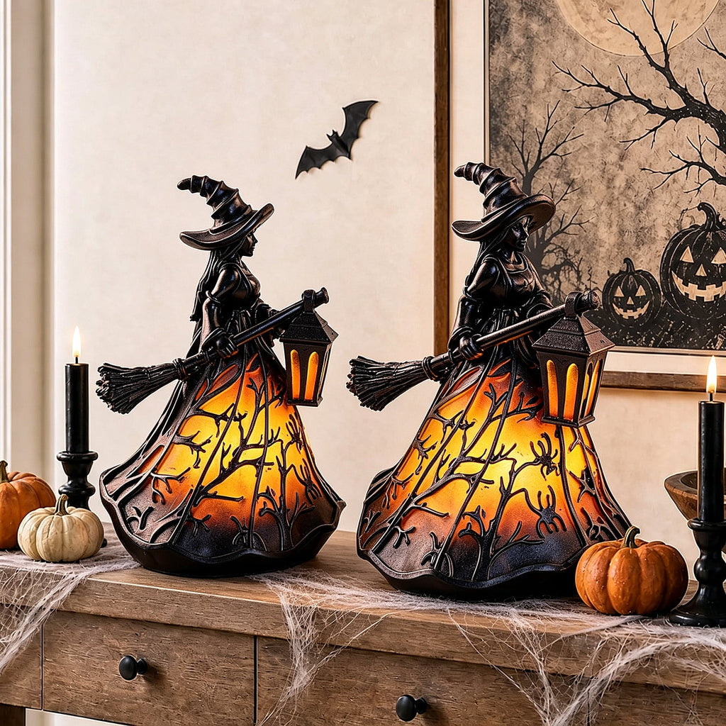 Ghost Bubble Bath LampHalloween Bathroom Decor Gifts Under 20 Bathtub Ghost & Dog Resin Figurine, Warm LED Halloween Tabletop Decor for Bathroom, Bedroom, Kids Room & Fall Home Accent