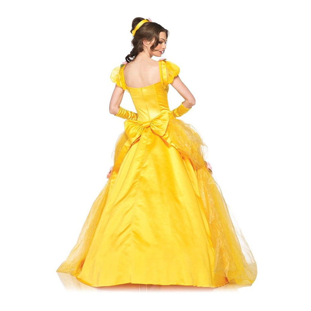 Women's Classic Belle Princess Halloween Costume with Sleeve
