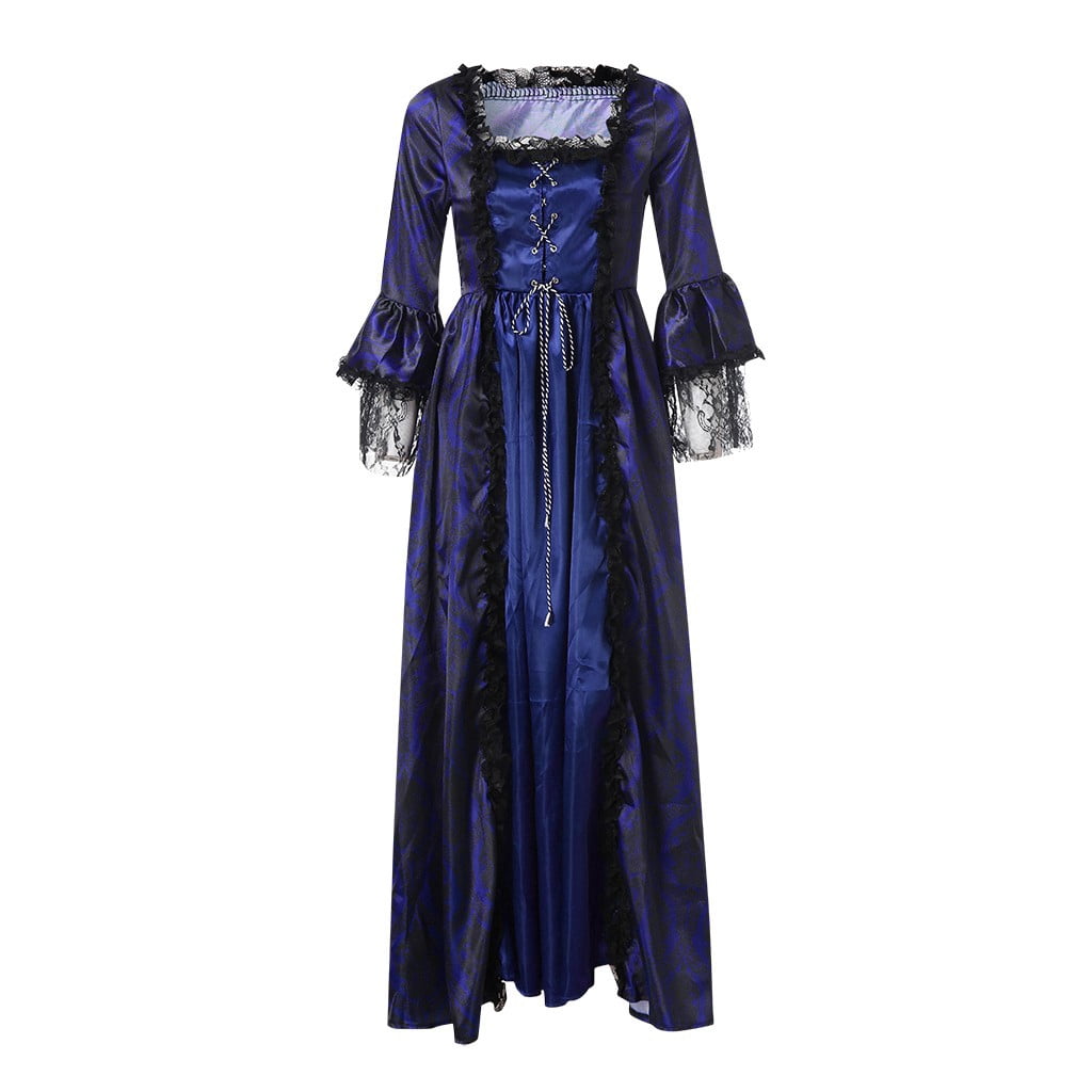 UPPADA Plus Size Victorian Dress for Women Lace Up Flare Sleeve Ball Gown with Corset Evening Party Maxi Gowns Vintage Cocktail Dress Wedding Dresses Early