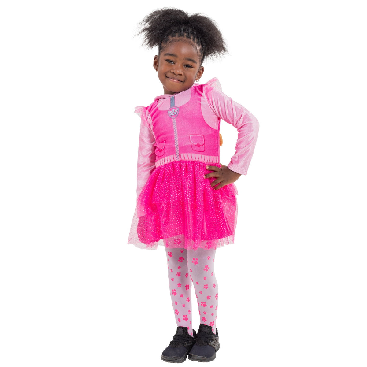 Nickelodeon Paw Patrol Skye Everest Girls Cosplay Tulle Costume Dress and Tights for toddler girls