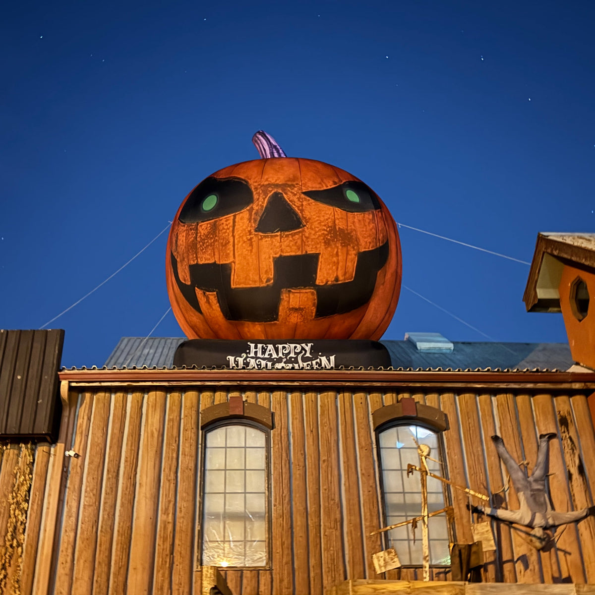 Wellcomer 20ft Giant Inflatable Pumpkin with Blower - Halloween Outdoor Decor