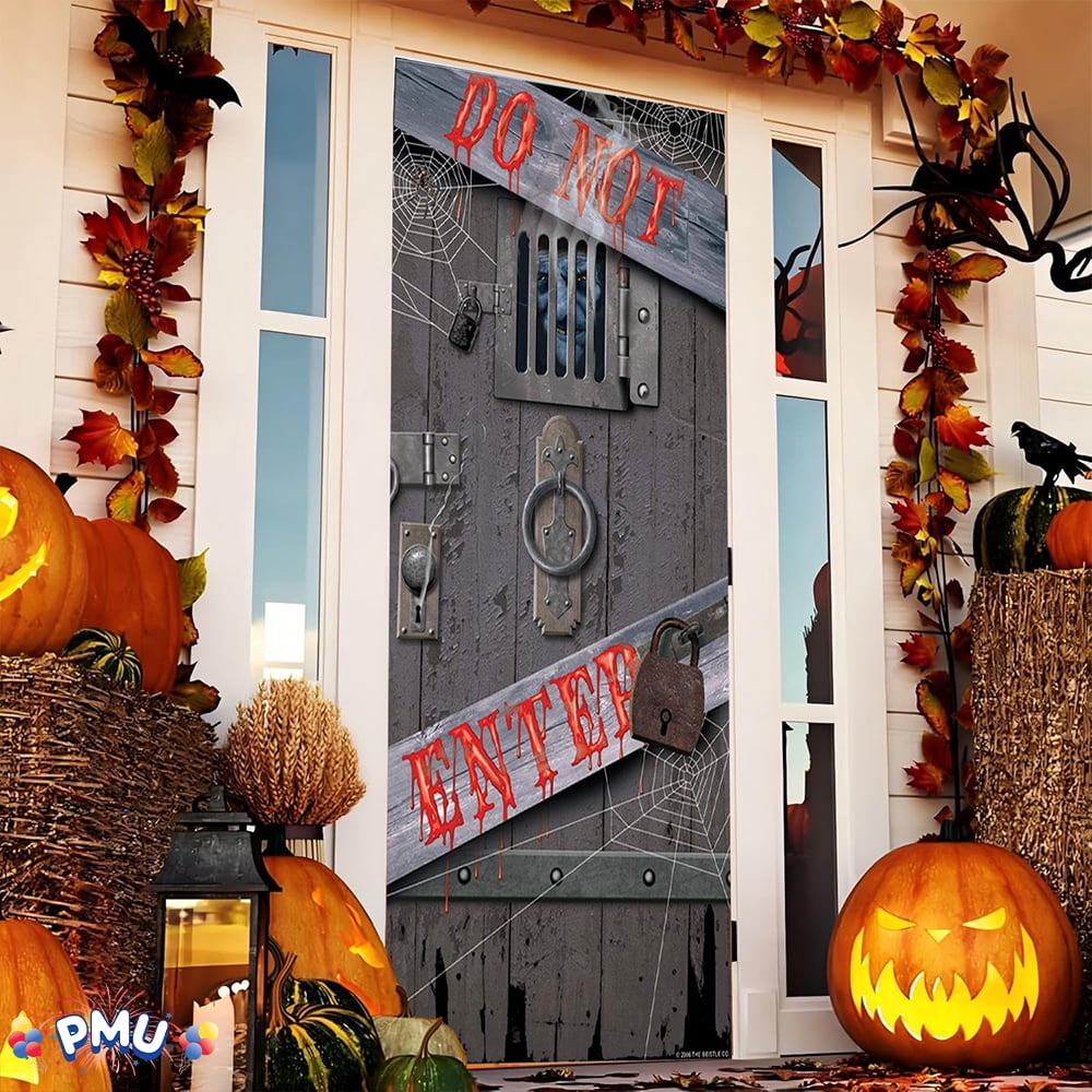 PMU Halloween Microwave Door Decoration 12in x 24in (1/pkg) Pkg/1