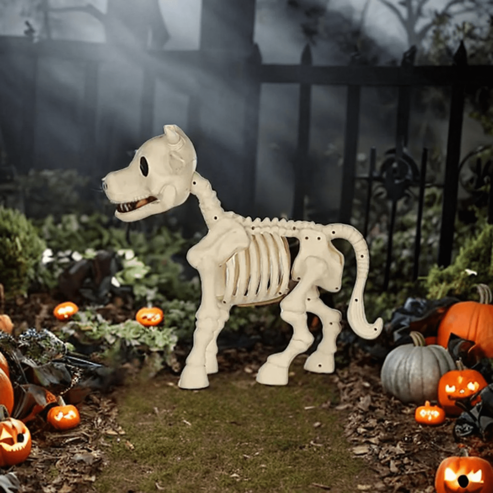amlbb Halloween Decoration Halloween Skeleton Horror Decorations Simulation Animals Skeleton Ornaments Bar Decoration Frogs Skeleton on Clearance