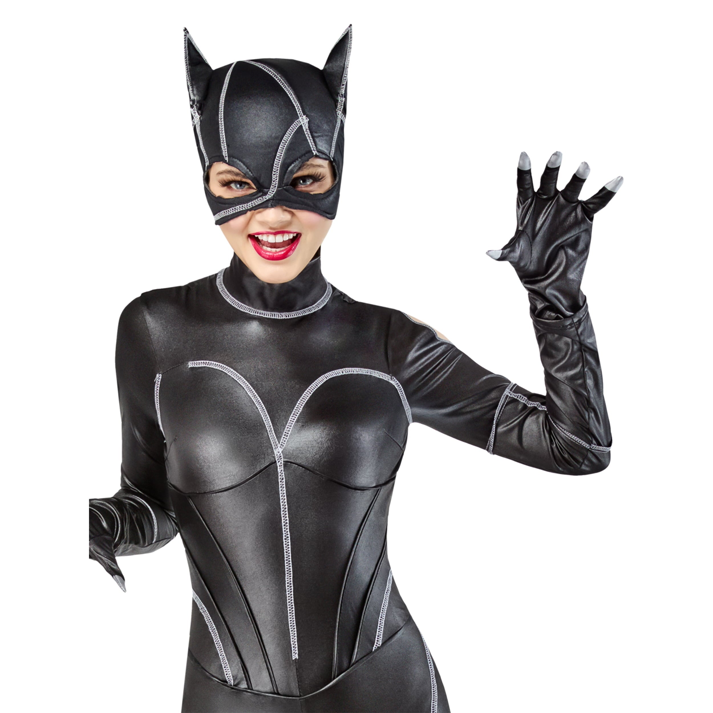 Batman Returns 1992 Catwoman Costume for Adults by Rubies, Women's Large
