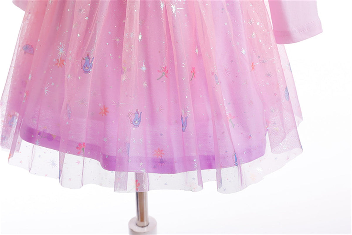WIBACKER 1-6Y Toddler Girls Princess Costumes Dresses Fancy Dress Up Clothes for Halloween Party Cosplay, Christmas Gift
