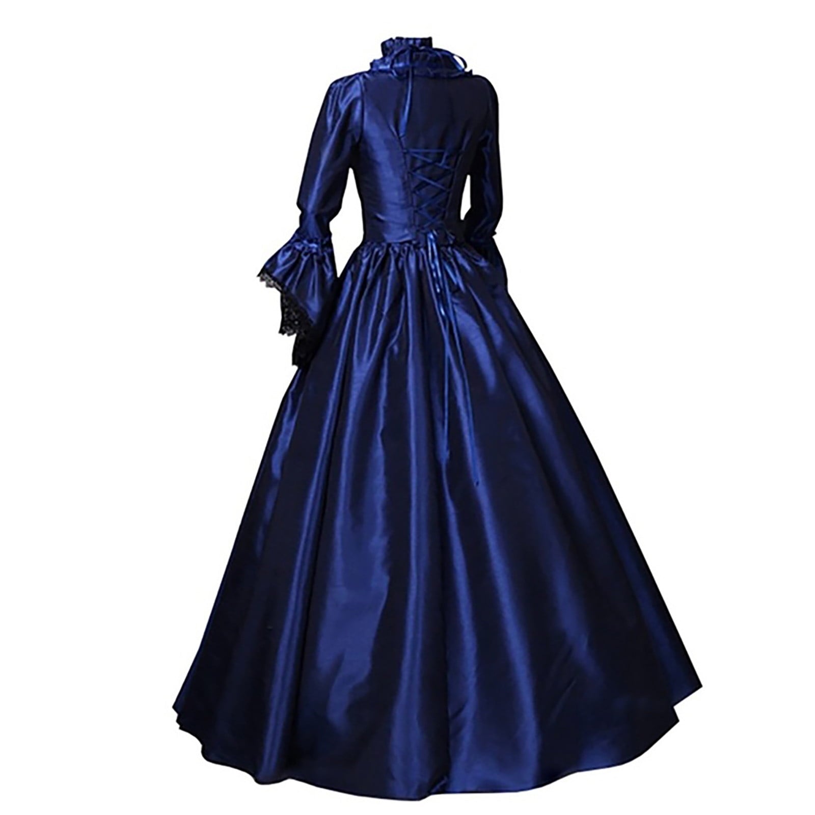 Jsaierl Victorian Dress for Women 1800S Medieval Renaissance Dress Corset Flare Sleeve Vintage Dress Cocktail Party Ball Gown