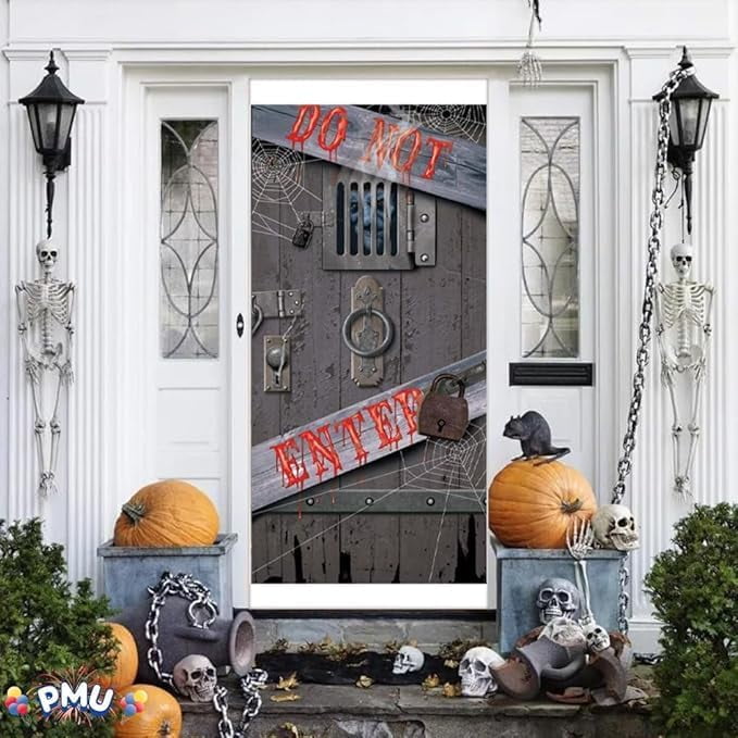 PMU Halloween Microwave Door Decoration 12in x 24in (1/pkg) Pkg/1