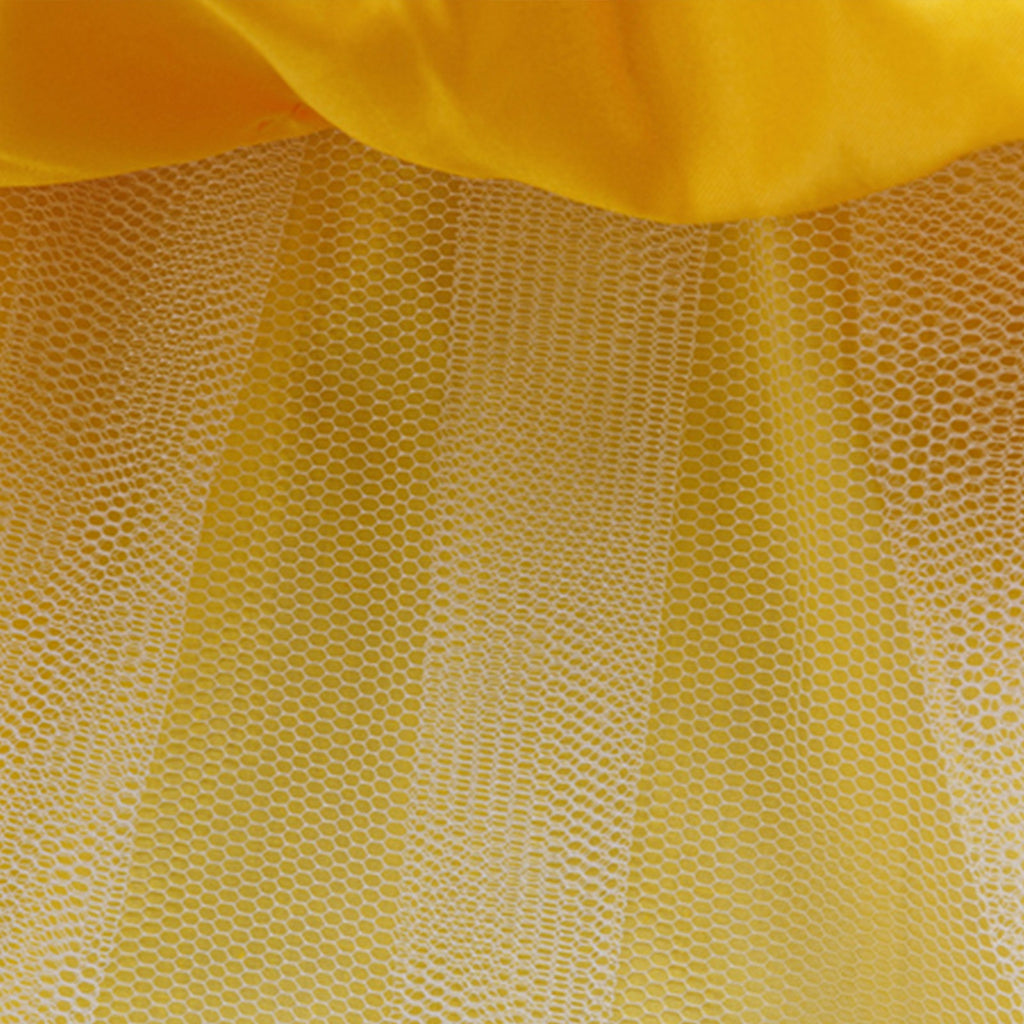 Toddler Dance Yellow Sequin Dress Tulle Dance Dresses Dance Kids 80s Outfits for Girls Dance Performance Outerwear 3-4 Years