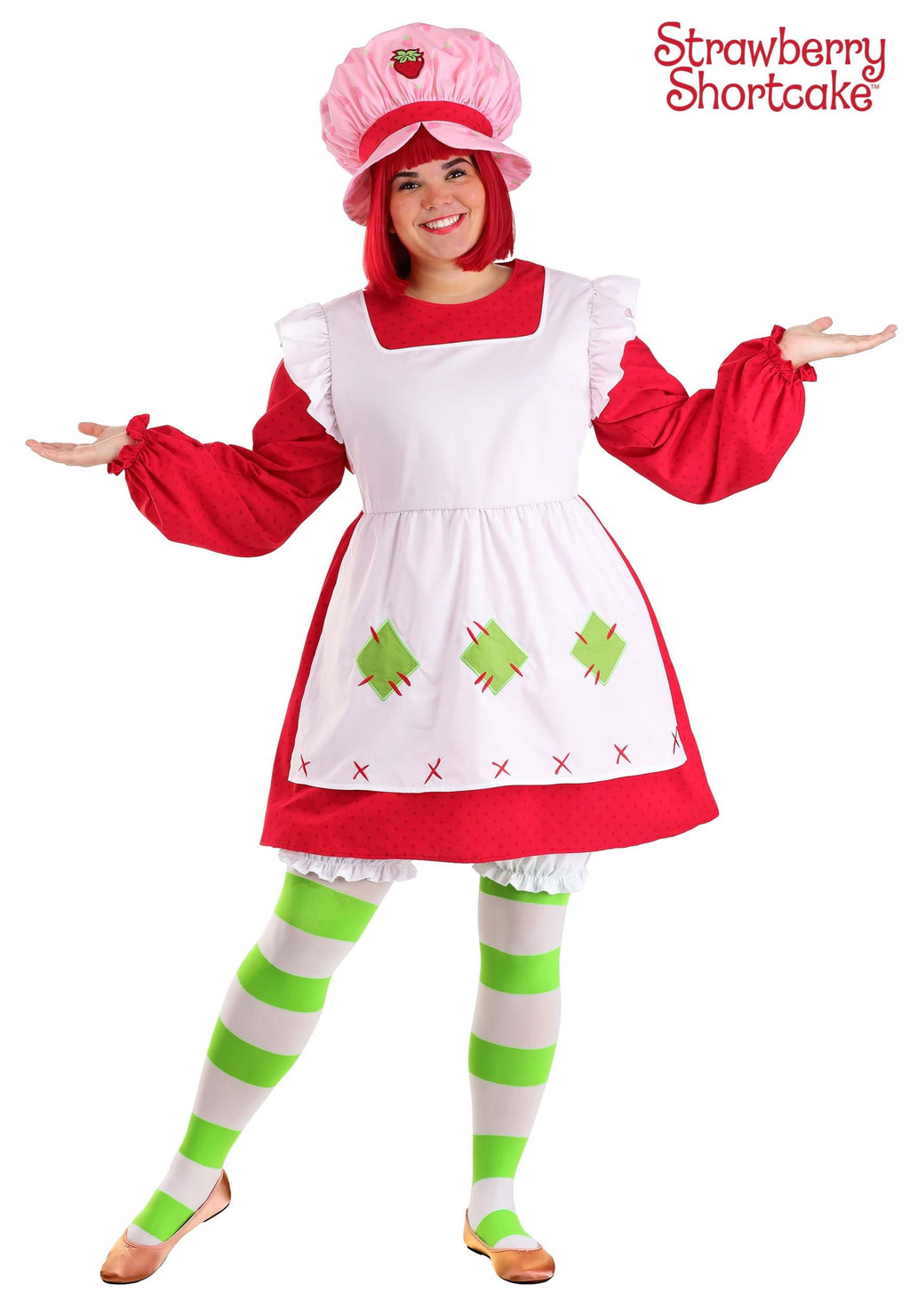Plus Size Classic Strawberry Shortcake Costume for Women