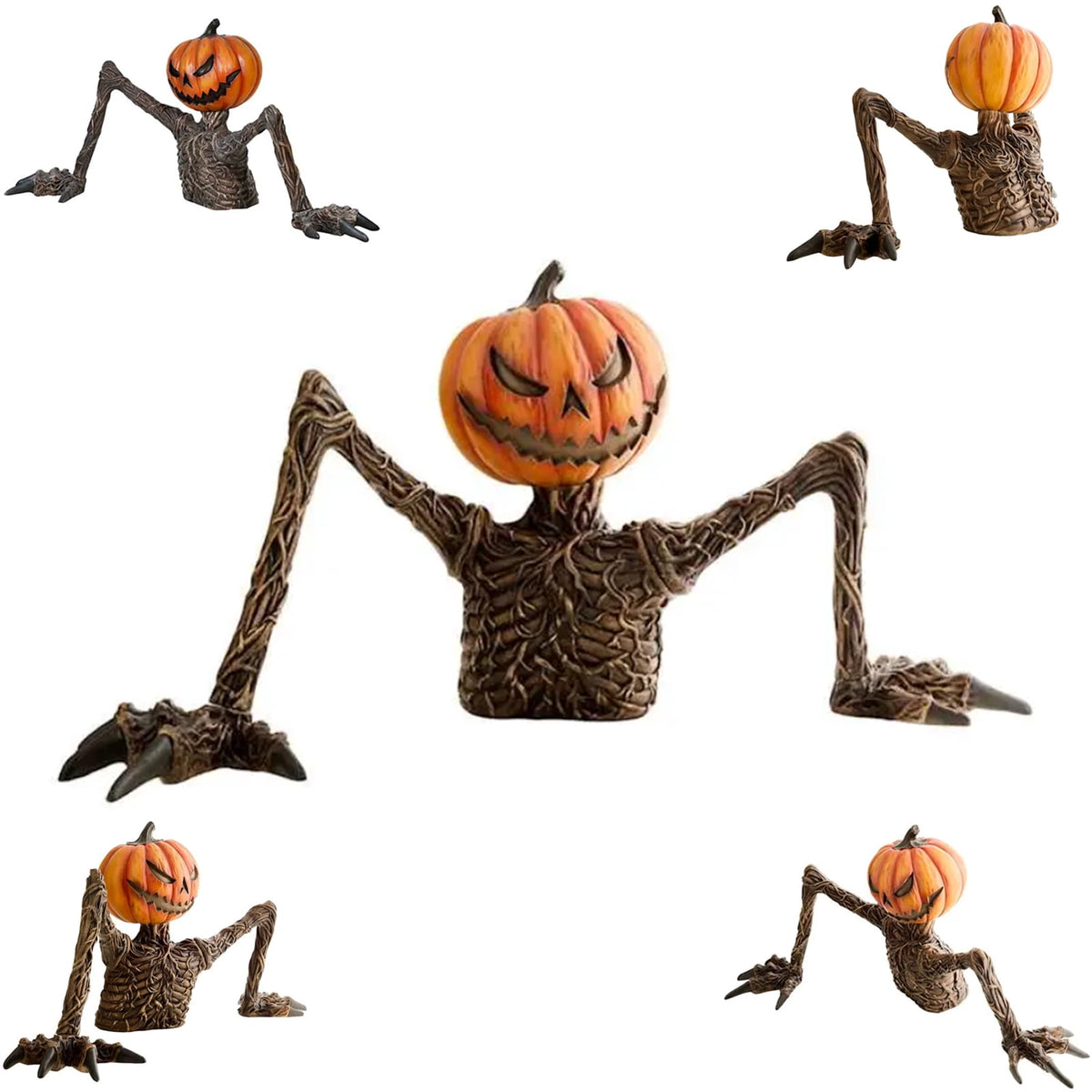 Halloween Light-Up Ghost Decorations Outdoor - 6.5 FT - 8 Sounds Gaint Hanging Swing Ghost Halloween Decoration, Spooky Cute Ghosts Decorations for Front Porch Yard Tree
