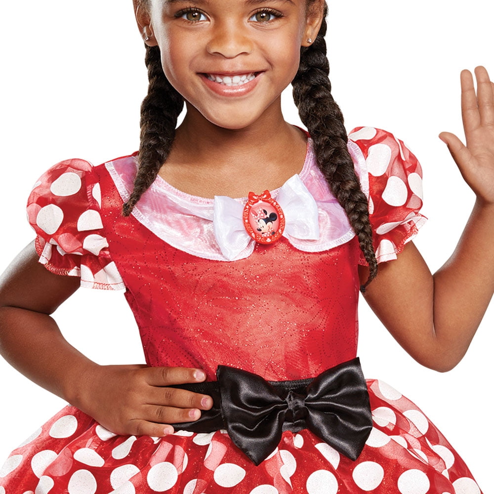 Disney Minnie Mouse Halloween Costume for Children, Toddlers Size 2T, by Disguise