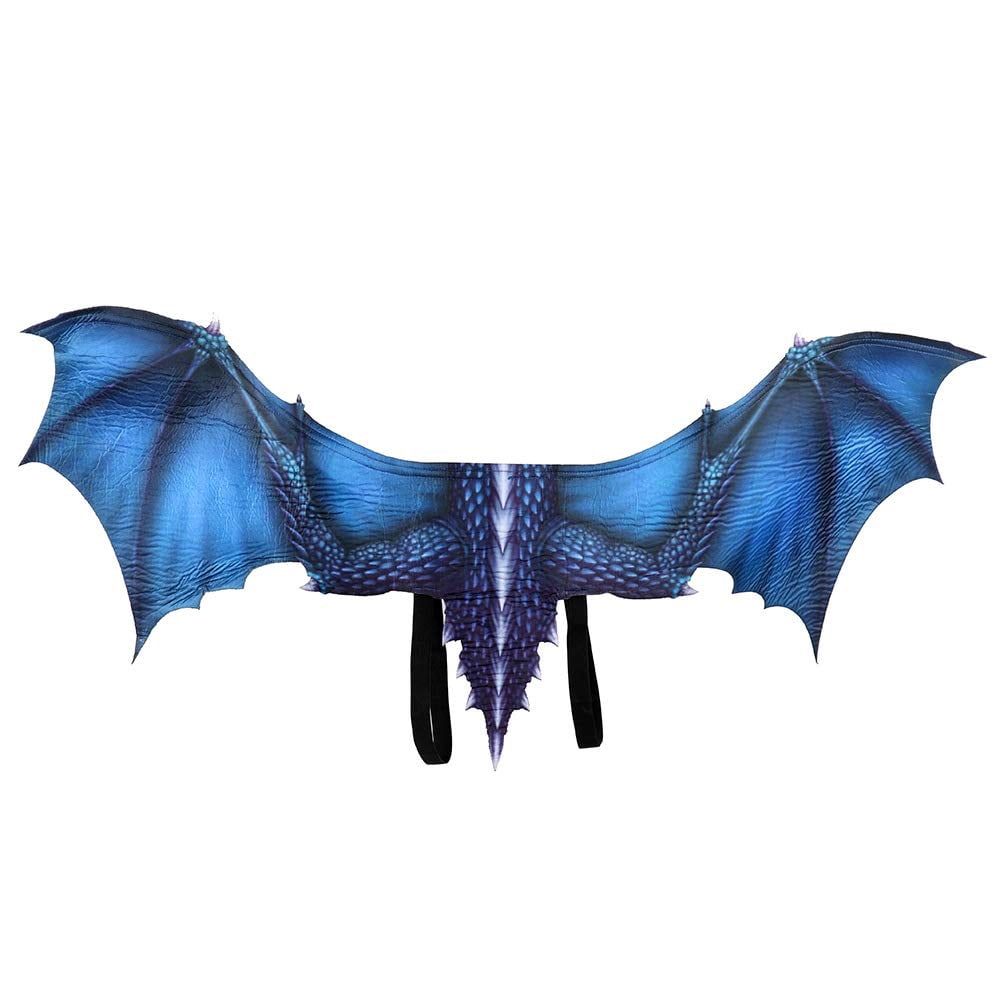 Men's Full Body Dragon Costume Bodysuit with Wings,Mask,Tail,Halloween Dragon Muscle Animal Catsuit Costume